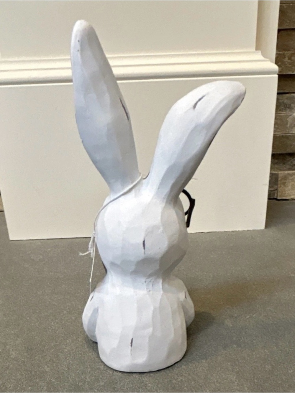 Hobby Lobby White Matte Rabbit with Glasses Figurine Easter with FREE Gift - Picture 6 of 10